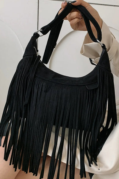 Yvanel – Sienna Fringe Shoulder Bag