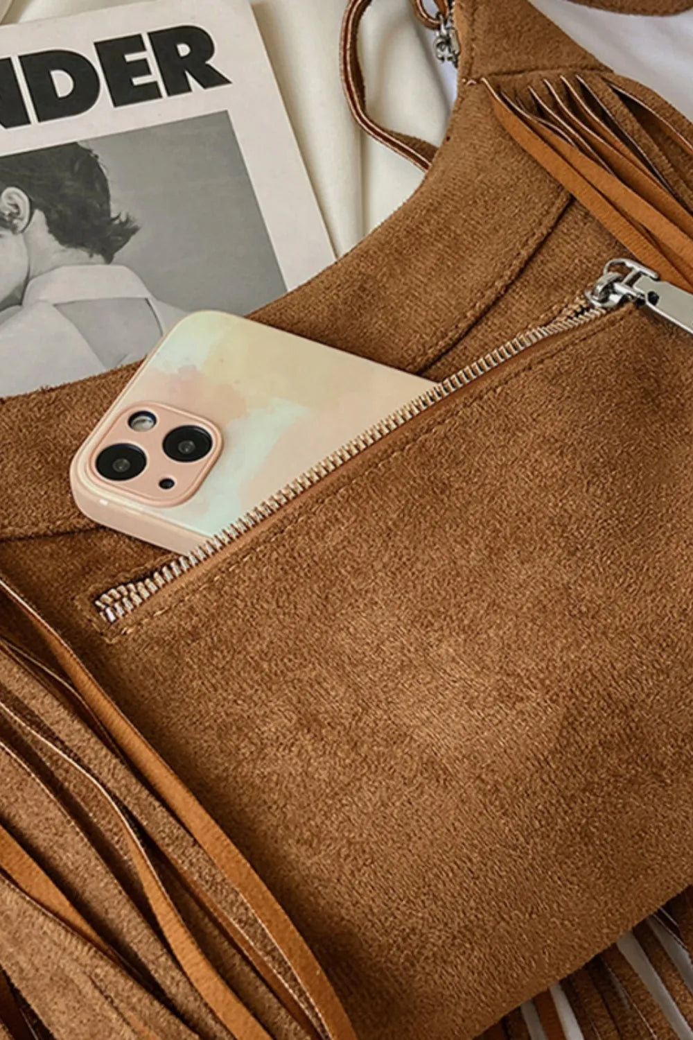 Yvanel – Sienna Fringe Shoulder Bag