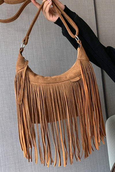 Yvanel – Sienna Fringe Shoulder Bag