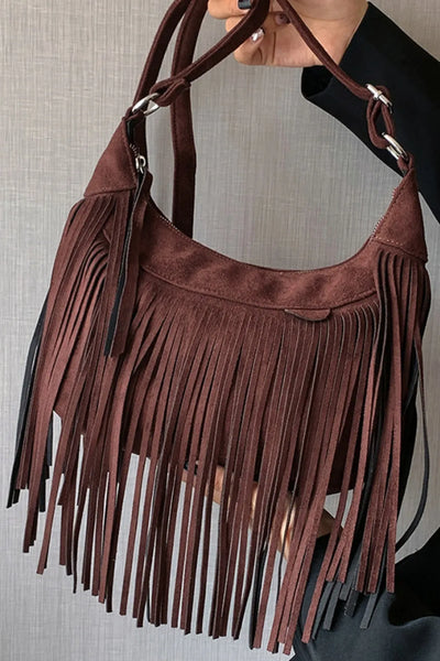 Yvanel – Sienna Fringe Shoulder Bag