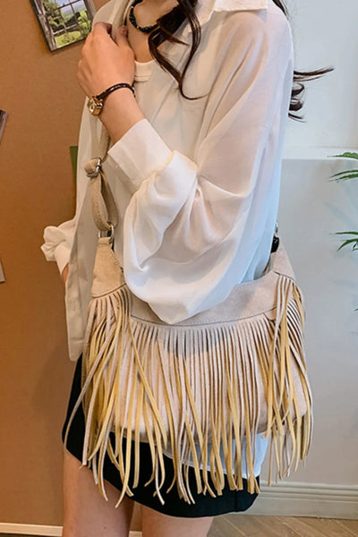 Yvanel – Sienna Fringe Shoulder Bag